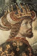 Benozzo Gozzoli Procession of the Middle King oil painting